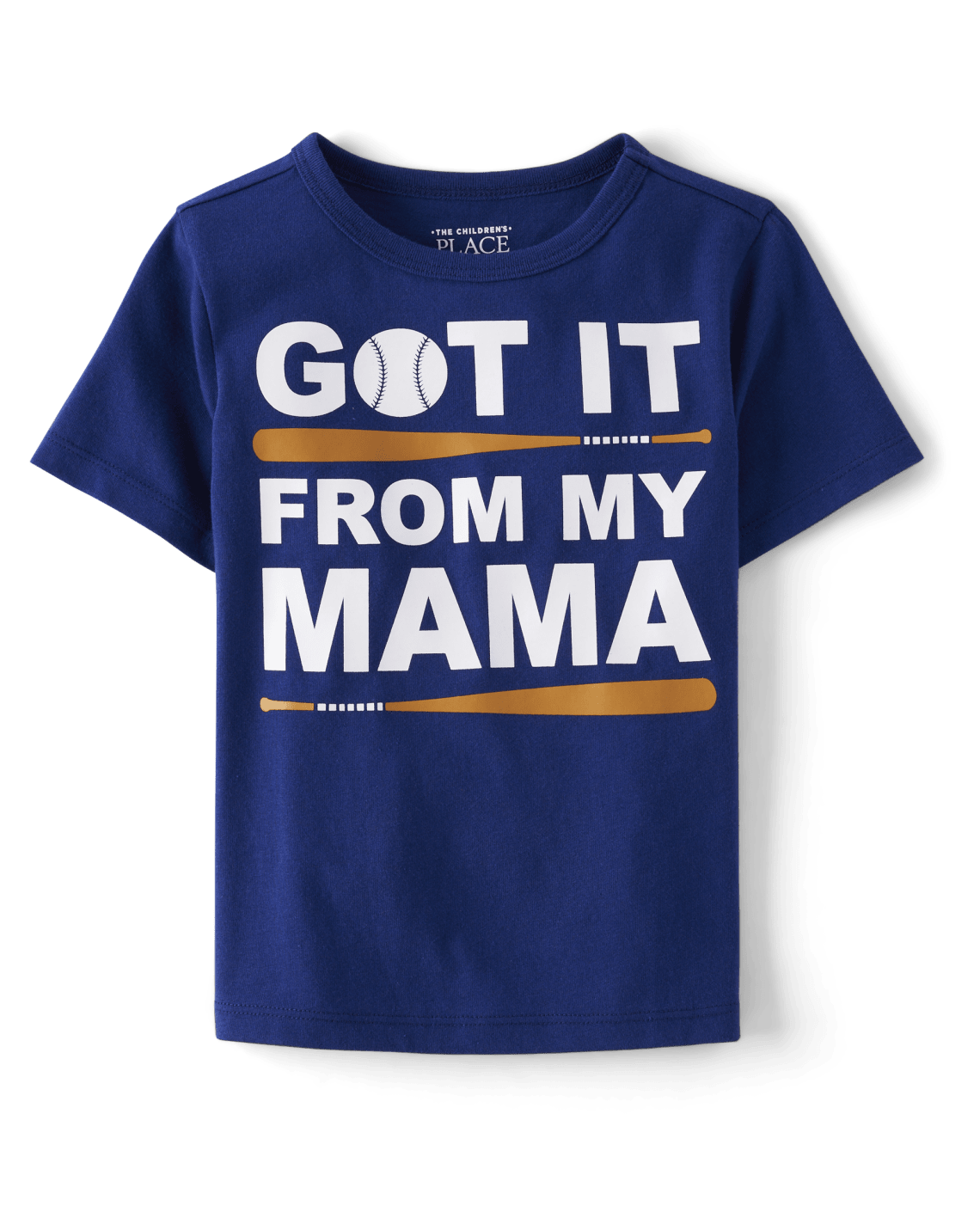 Baby And Toddler Boys Baseball Mama Graphic Tee - Midnight Moon