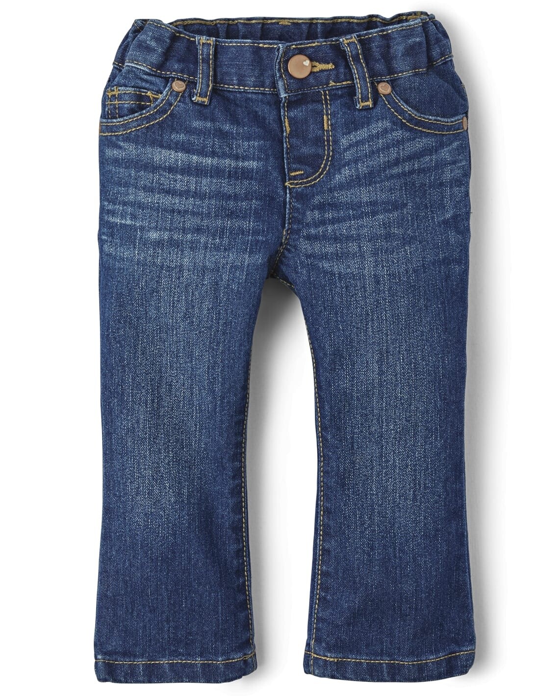 Baby And Toddler Girls Stretch Bootcut Jeans