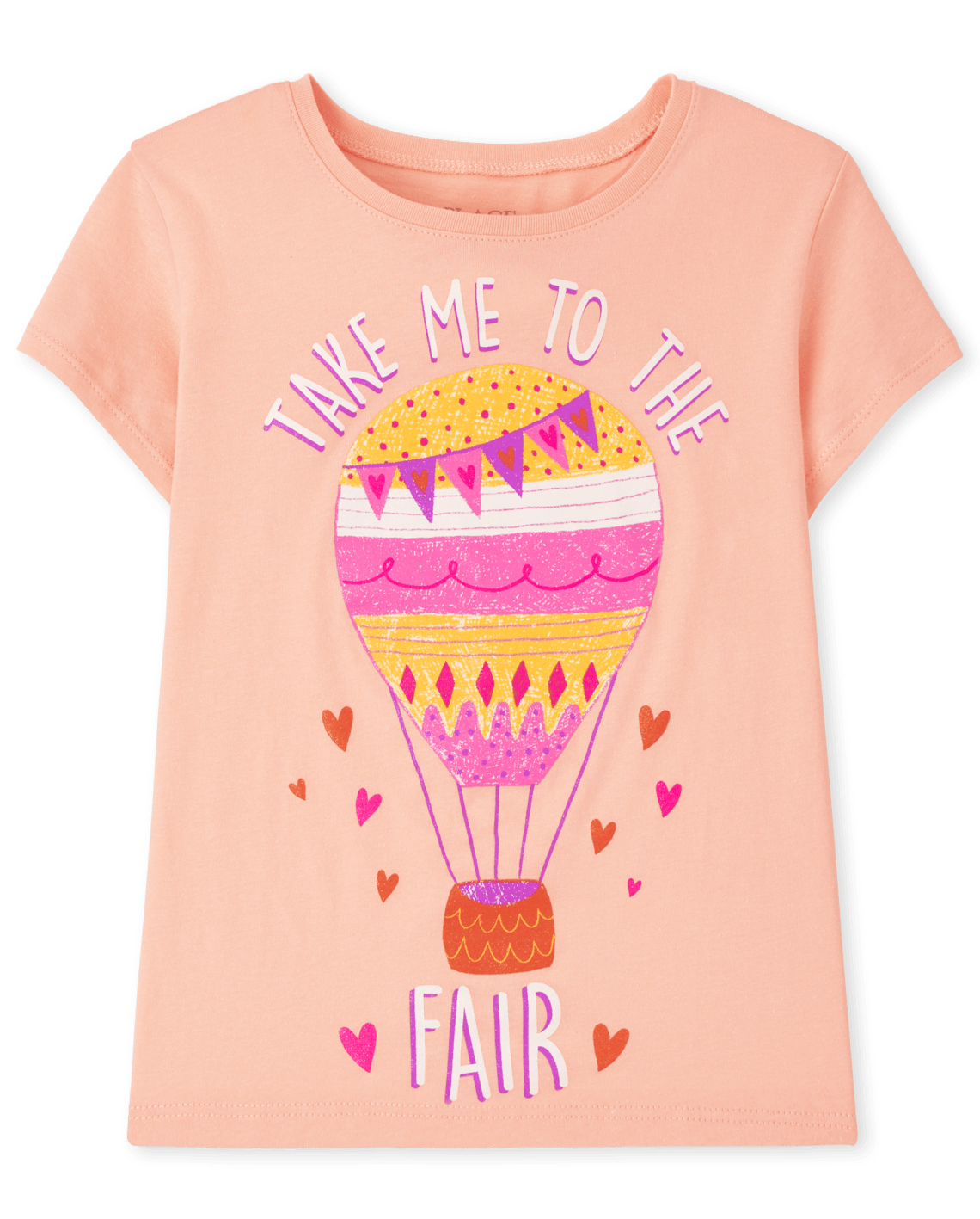 Girls Fair Graphic Tee - Peach Sachet