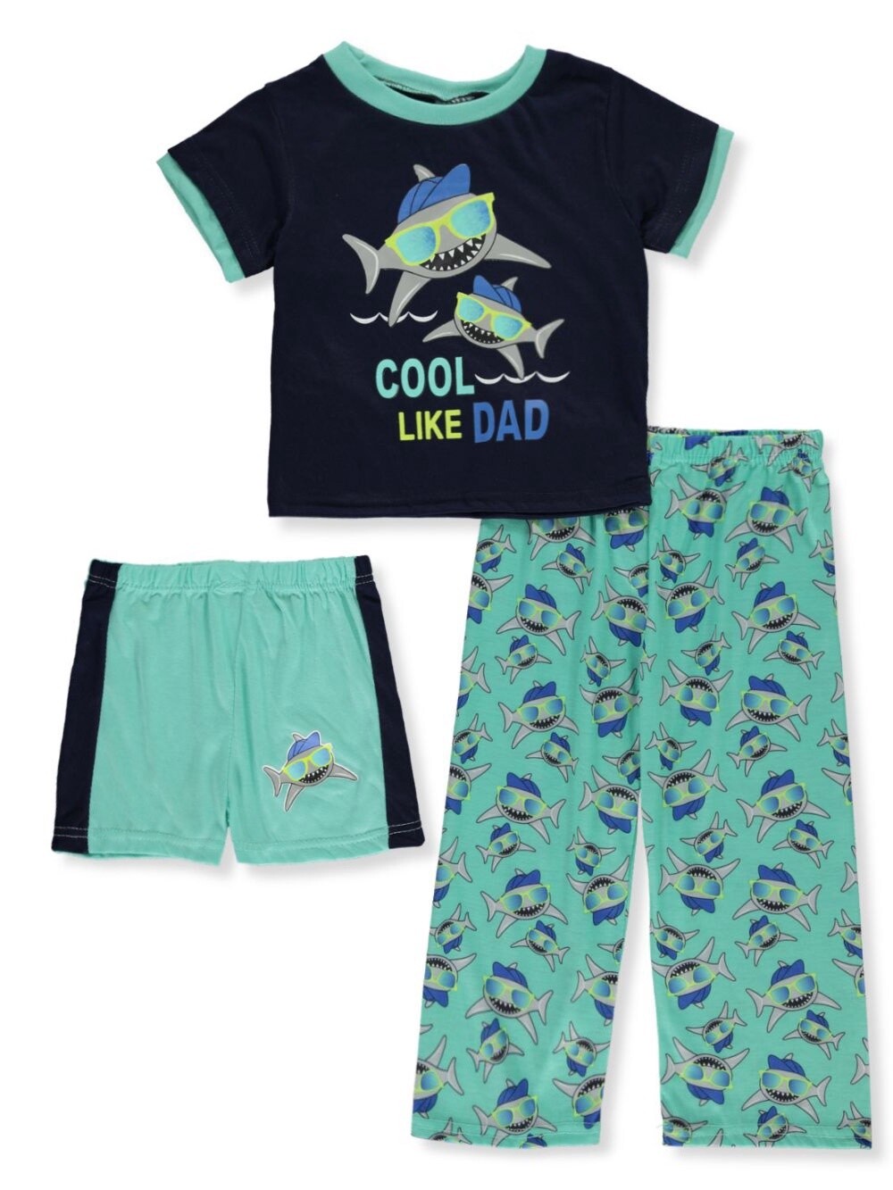 BABY BOYS&#39; 3-PIECE PAJAMAS SET - Navy