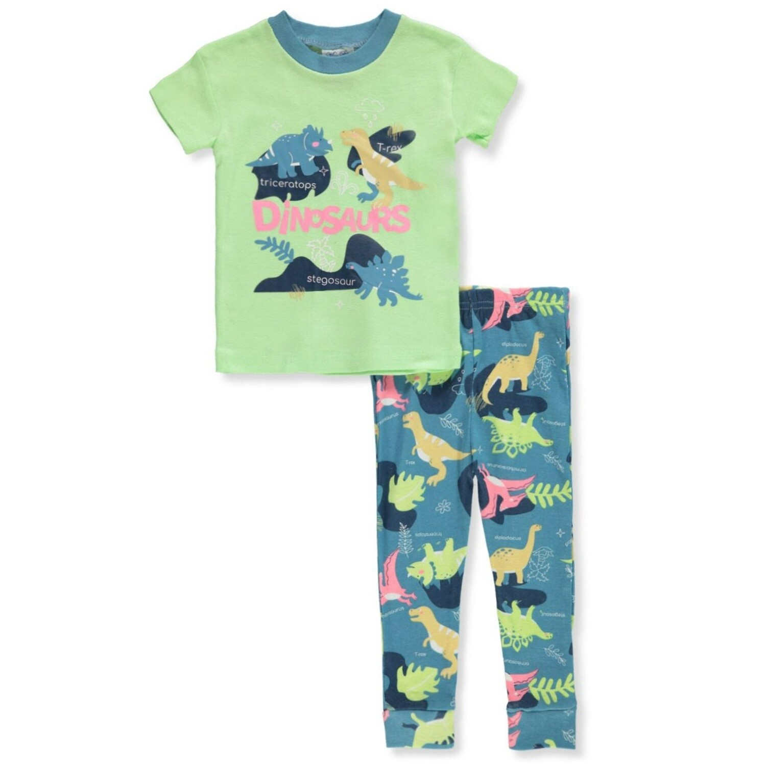 Baby Boys&#39; 2-Piece Dino Pajamas Set