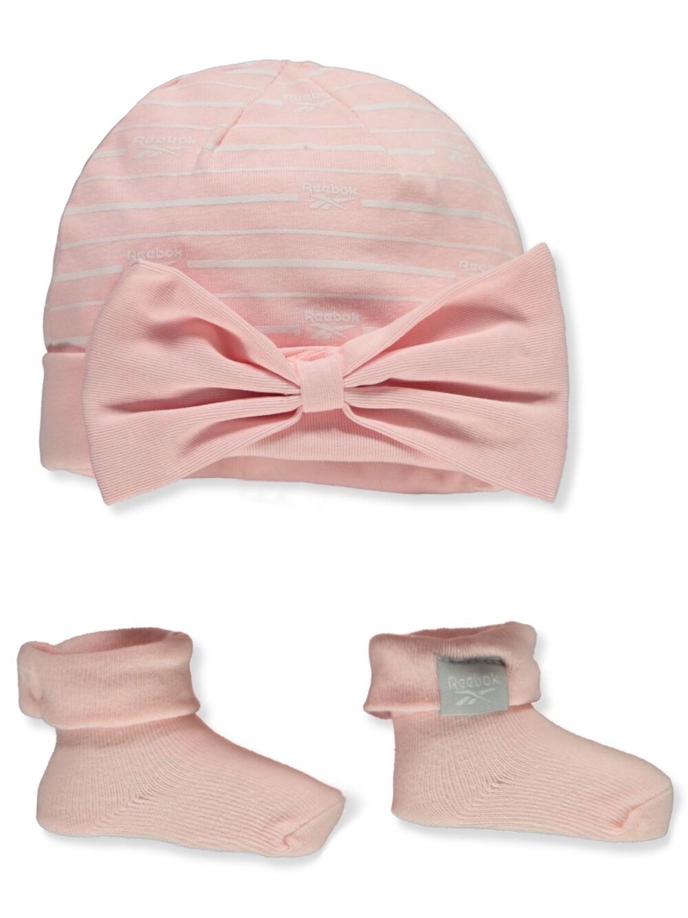 BABY GIRLS&#39; 2-PIECE HAT &amp; BOOTIES SET