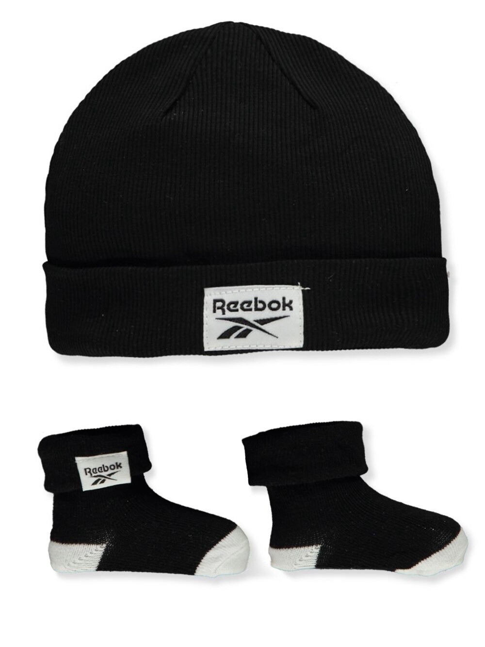 BABY BOYS&#39; 2-PIECE HAT &amp; BOOTIES SET