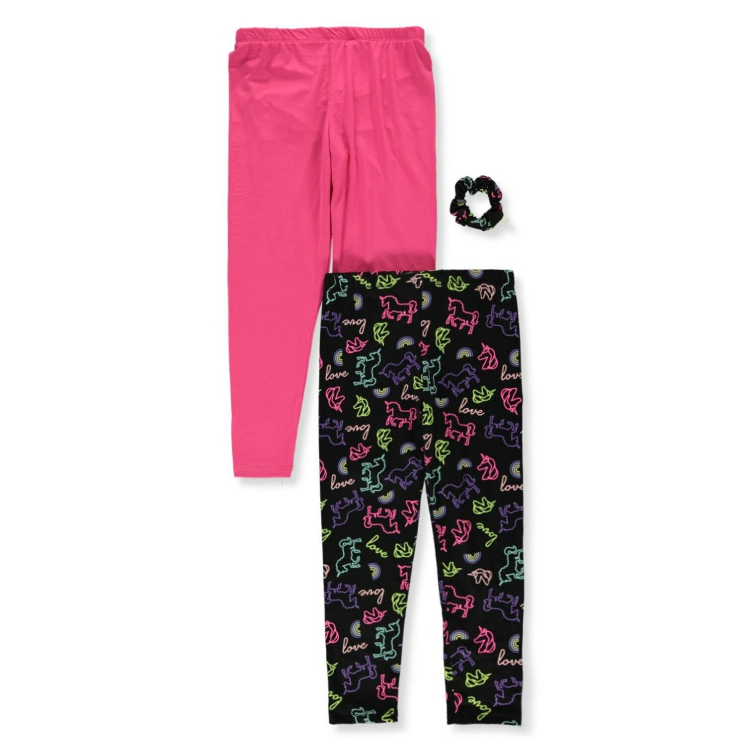 Love Republic Girls&#39; 2-Pack Rainbows &amp; Unicorns Leggings Set
