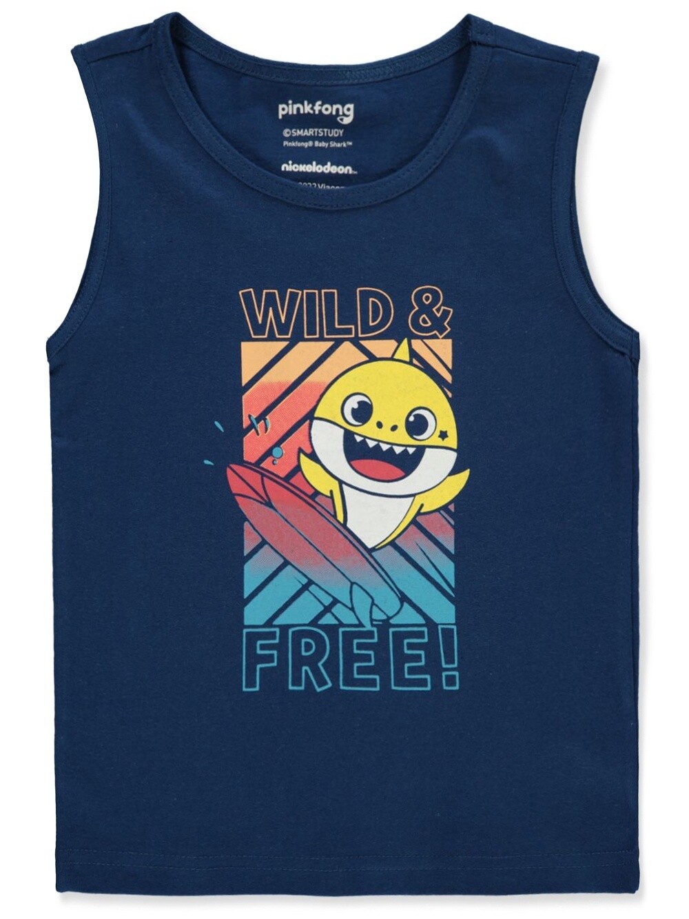 Baby Shark Boys&#39; Surfer Tank Top