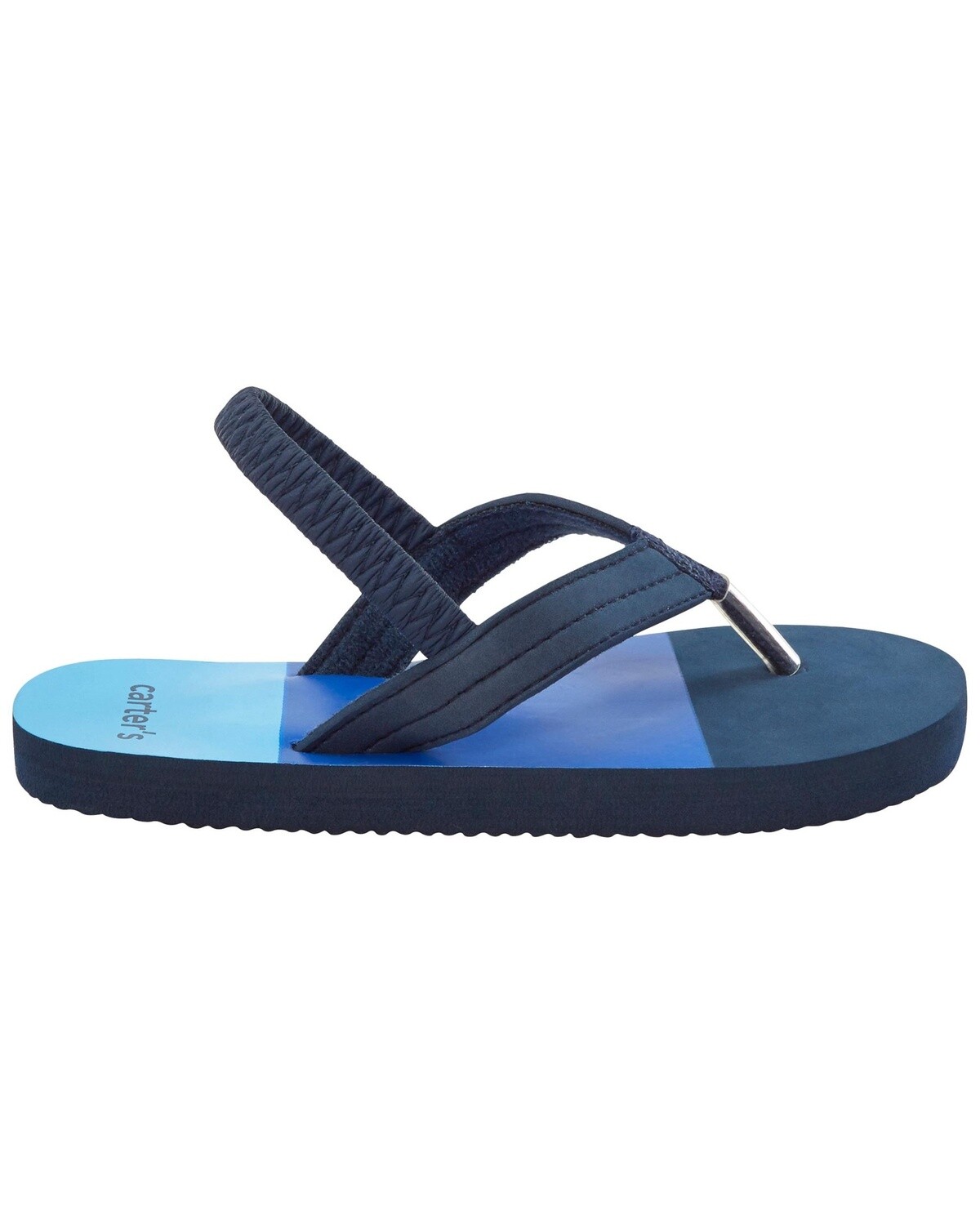Colorblock Flip Flops - Navy