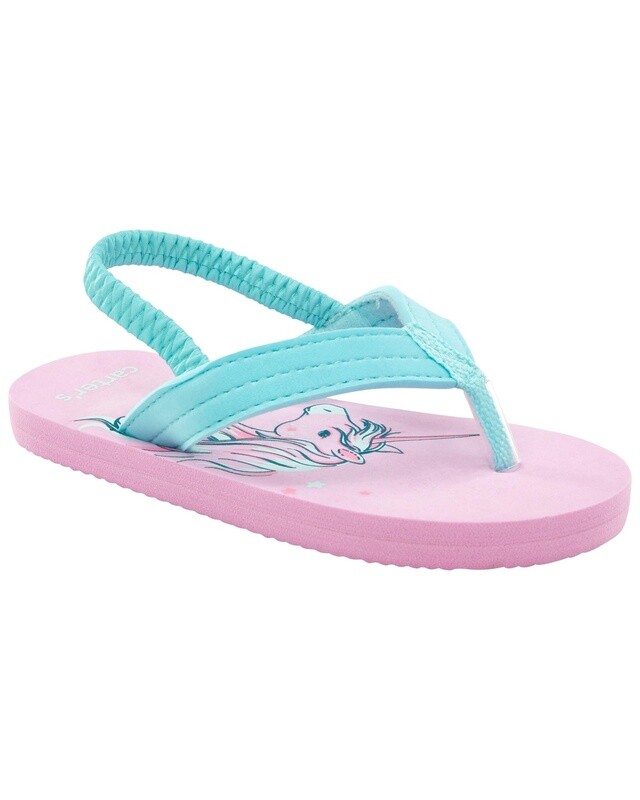 Unicorn Flip Flops - Purple