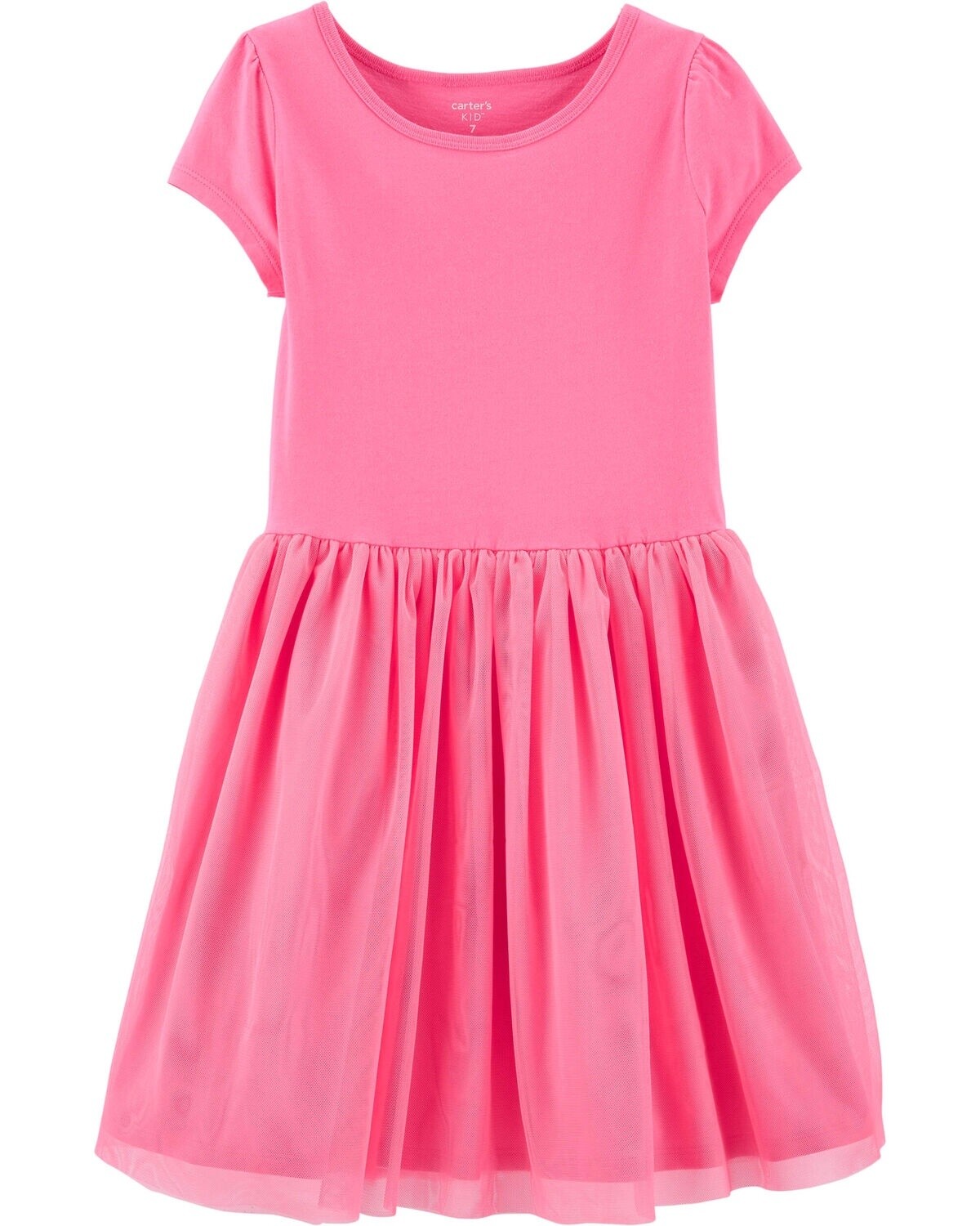 Baby Tutu Jersey Dress - Pink