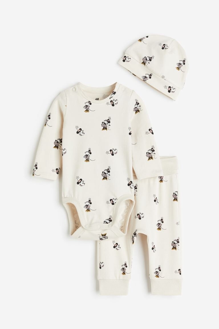 Baby Neutral 3-piece Jersey Set