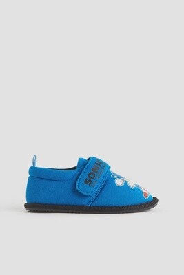 Sonic Hedgehog Jersey Slippers - BOYS
