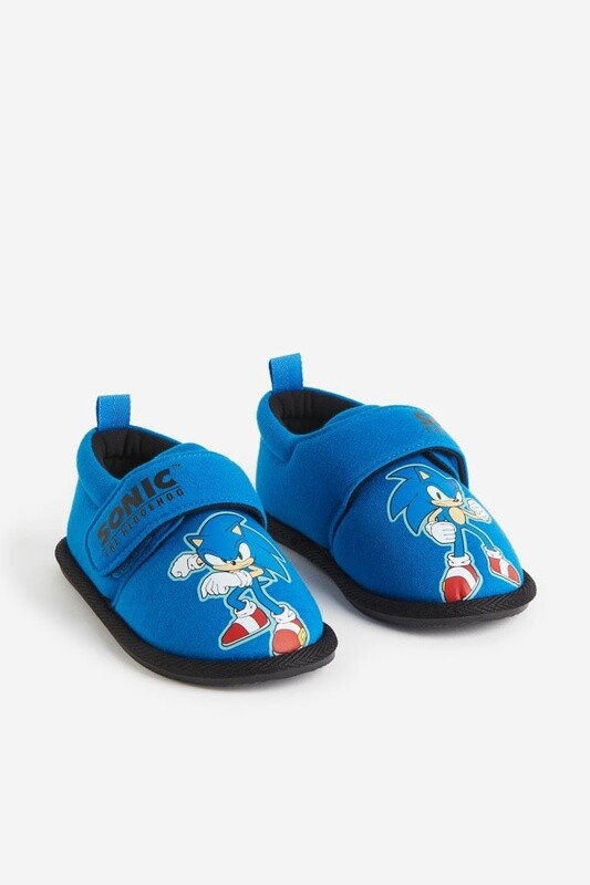 Sonic Hedgehog Jersey Slippers - BOYS