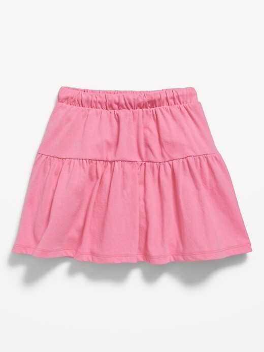 Tiered Jersey-Knit Skort for Toddler Girls