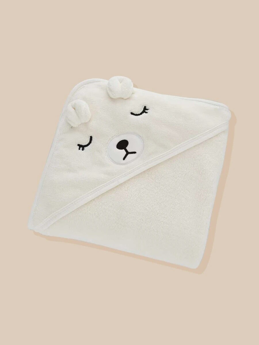 Baby Elephant Pattern Soft Water Absorbing Bath towel