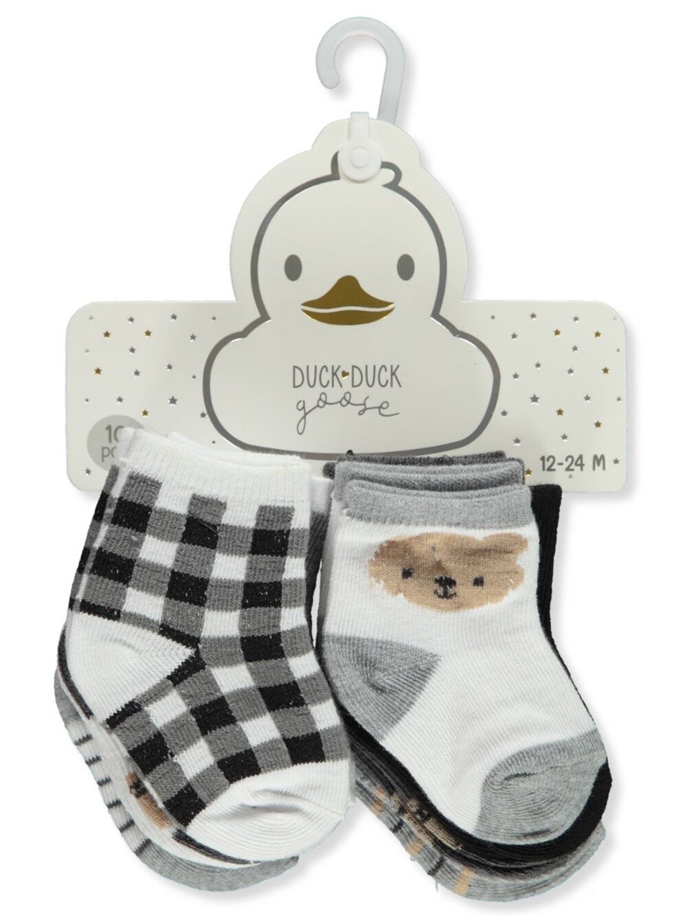 BABY BOYS&#39; 10-PACK CREW SOCKS