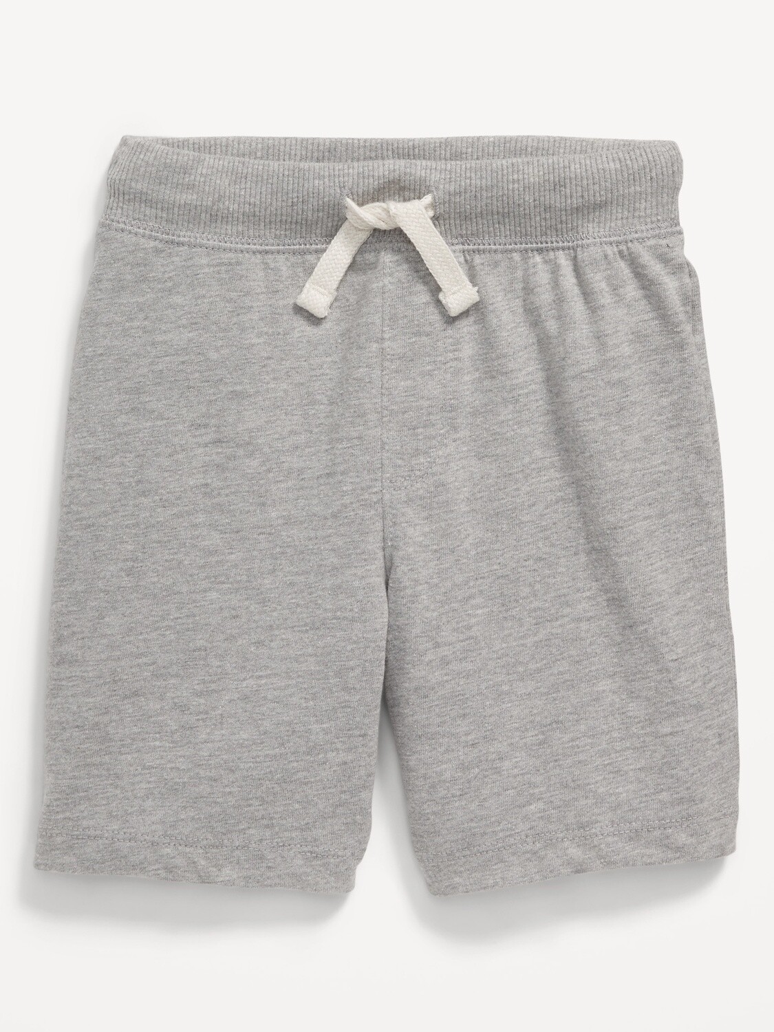 Functional-Drawstring Solid Shorts for Toddler Boys