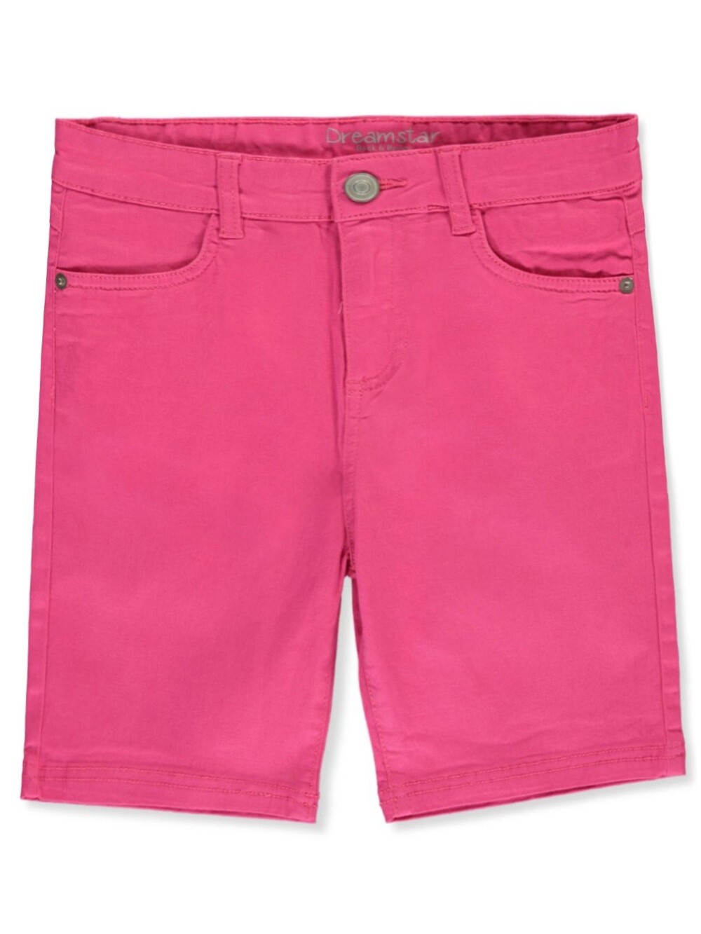 GIRLS’ TWILL BERMUDA SHORTS - pink