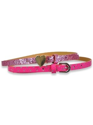 GIRLS' 2-PACK SKINNY BELTS