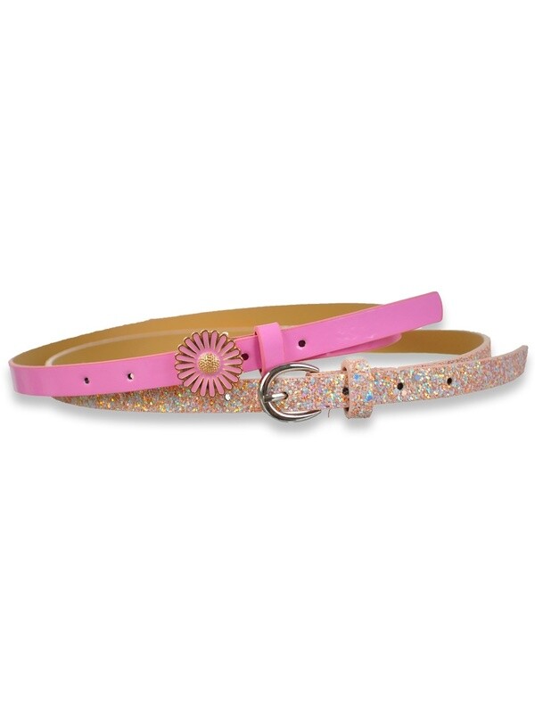 GIRLS' 2-PACK SKINNY BELTS