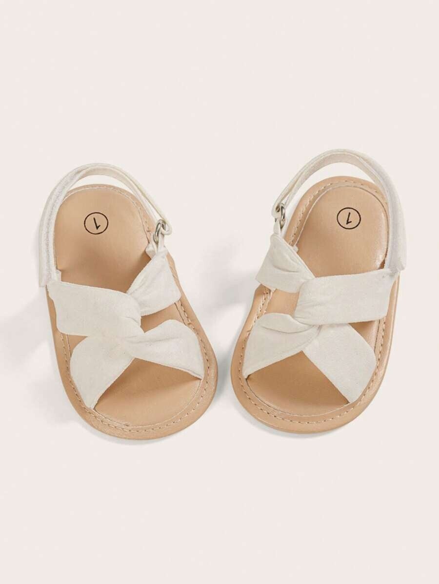 Girls Twist Design Slingback Infant Sandals