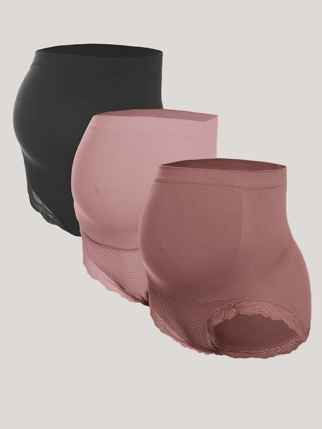 3pack Maternity Lace Trim Panty