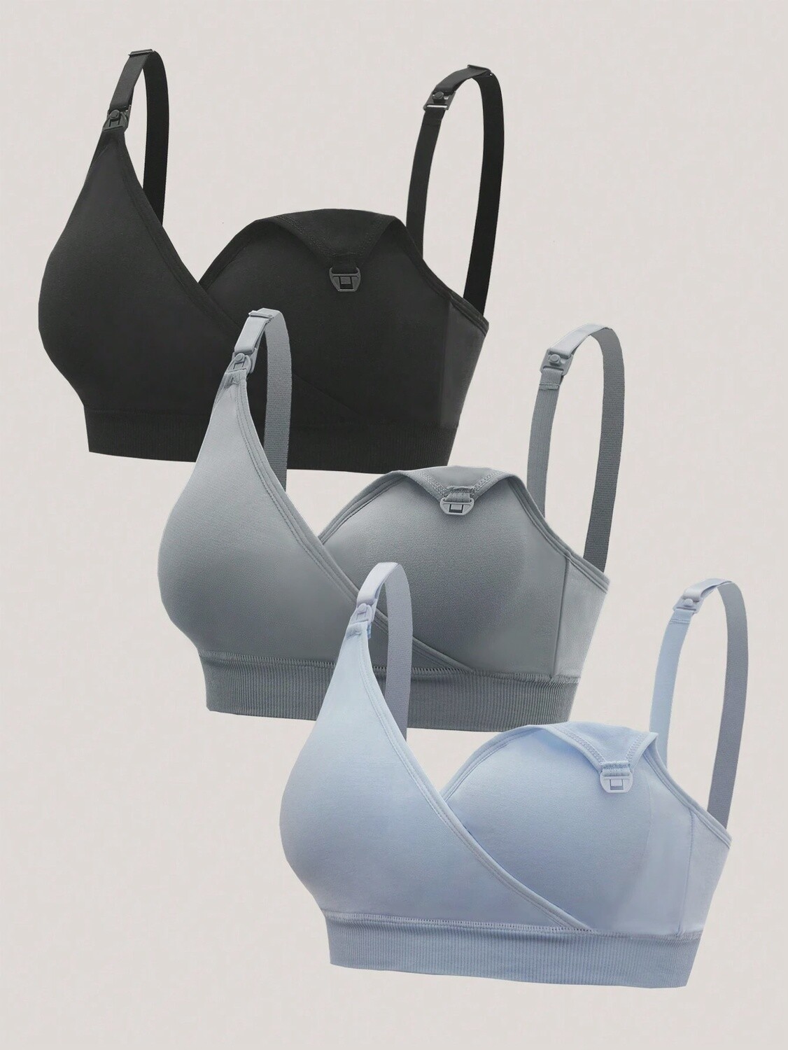 Maternity  Solid Nursing Bra
