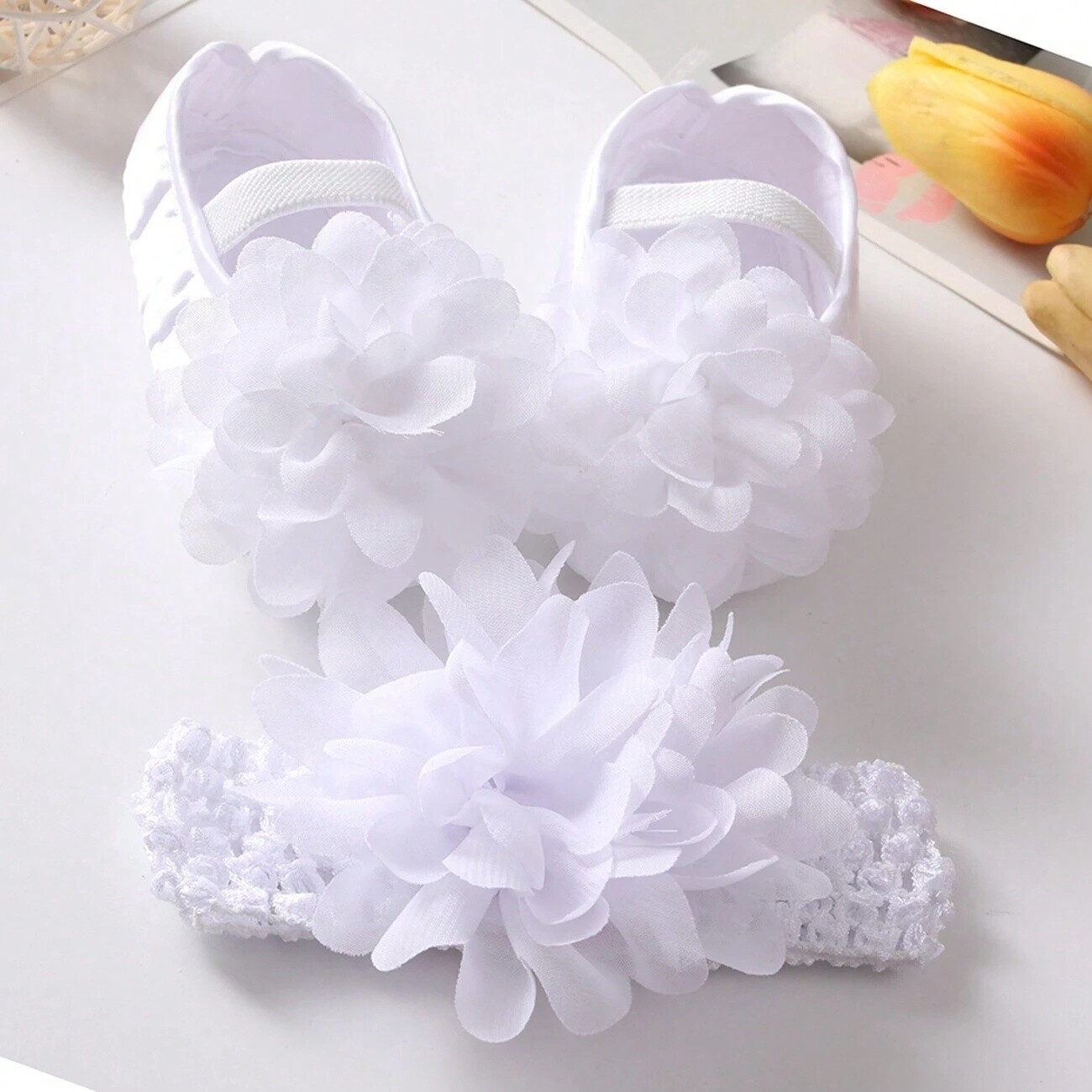 Baby Shoes &amp; Headband Set