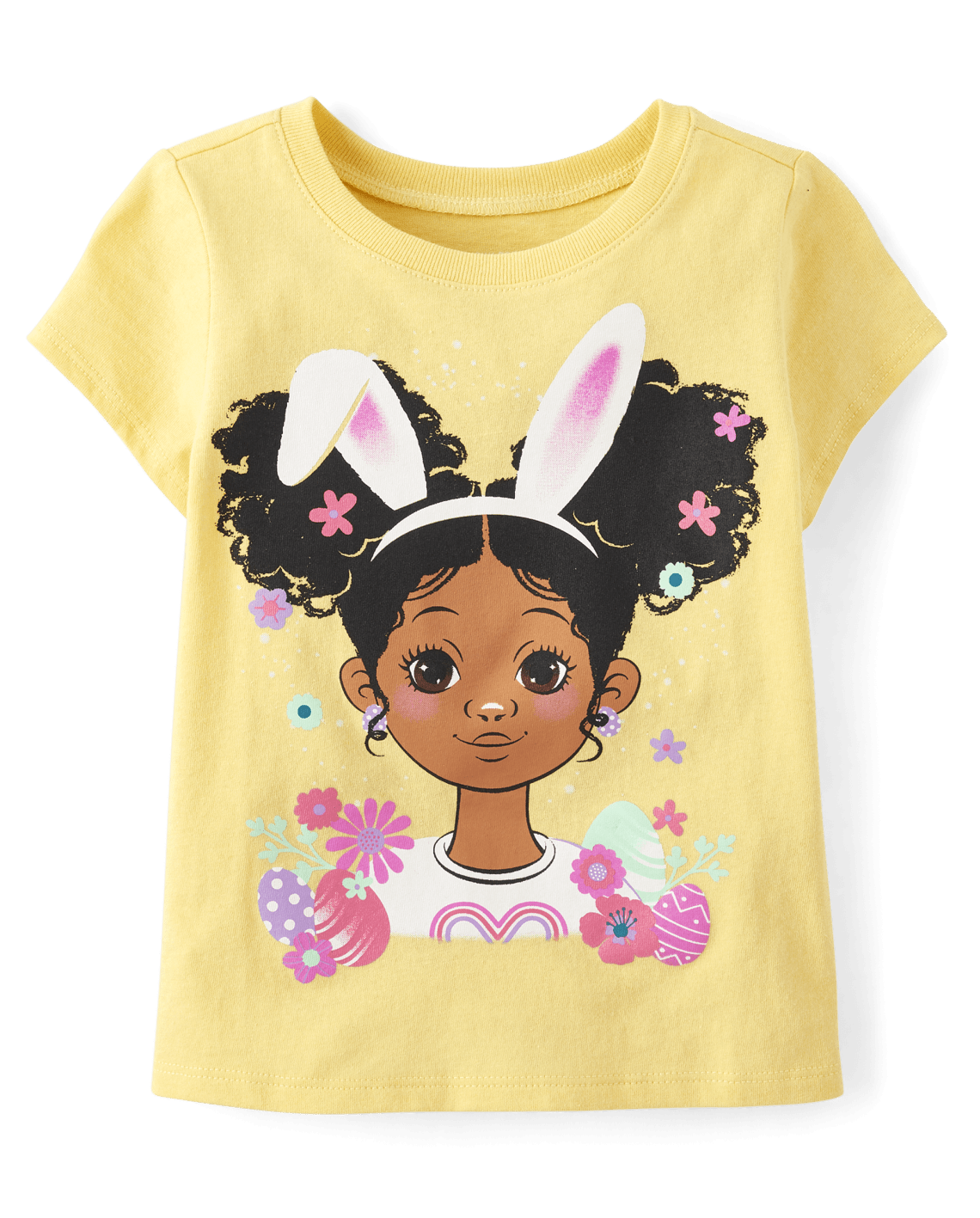 Baby And Toddler Girls Easter Girl Graphic Tee