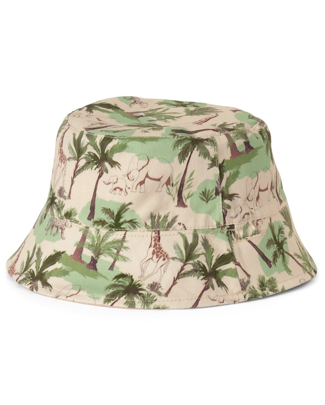 Baby Boys Safari Reversible Bucket Hat - Multi Clr