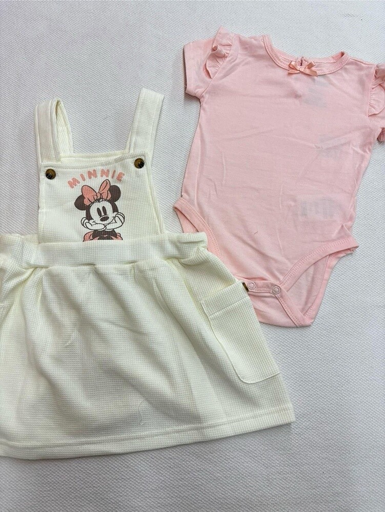 Girls Pink Minnie Set