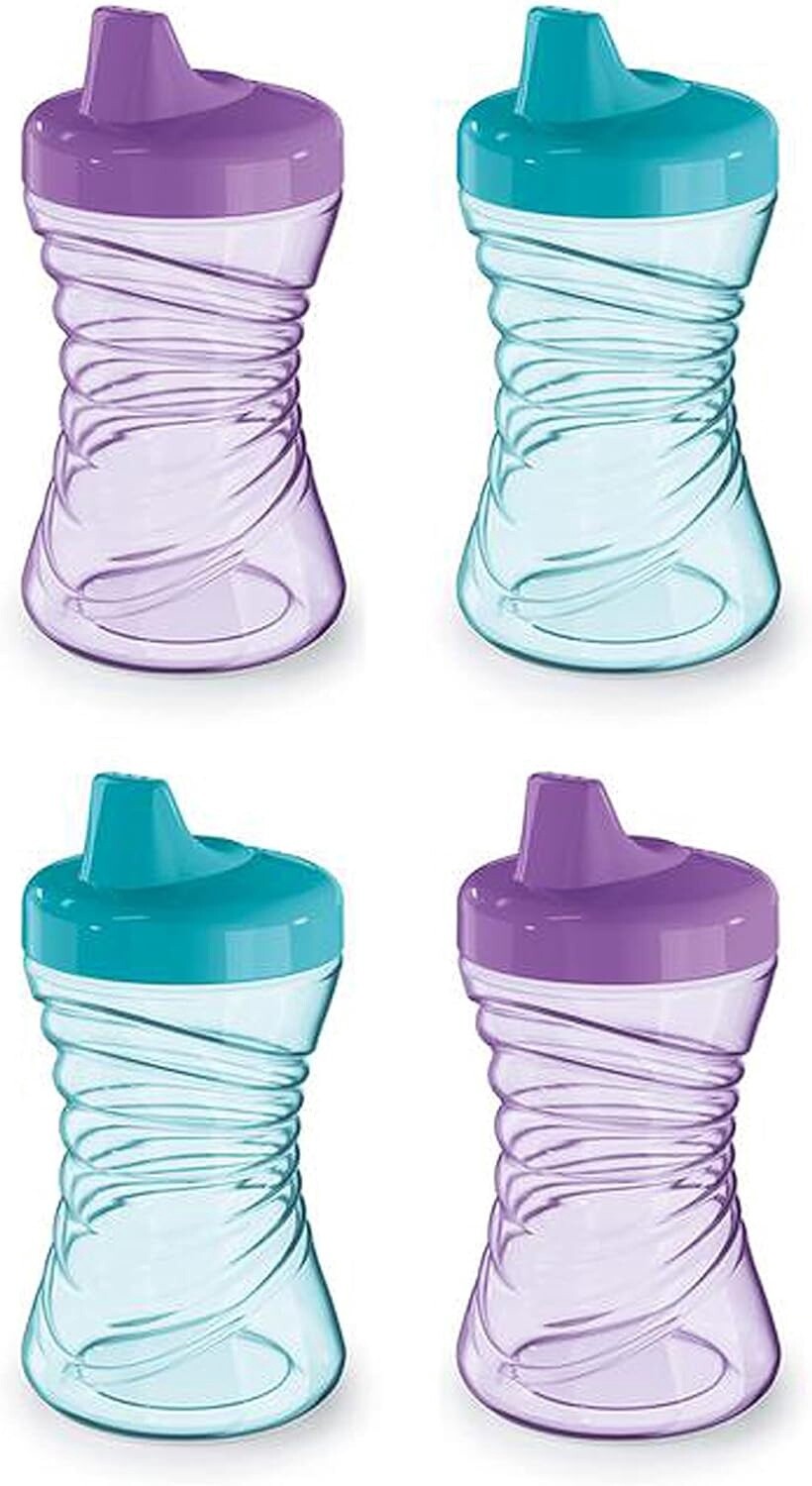 NUK Fun Grips Hard Spout Sippy Cup, 10 oz. | Easy to Hold Toddler Cup