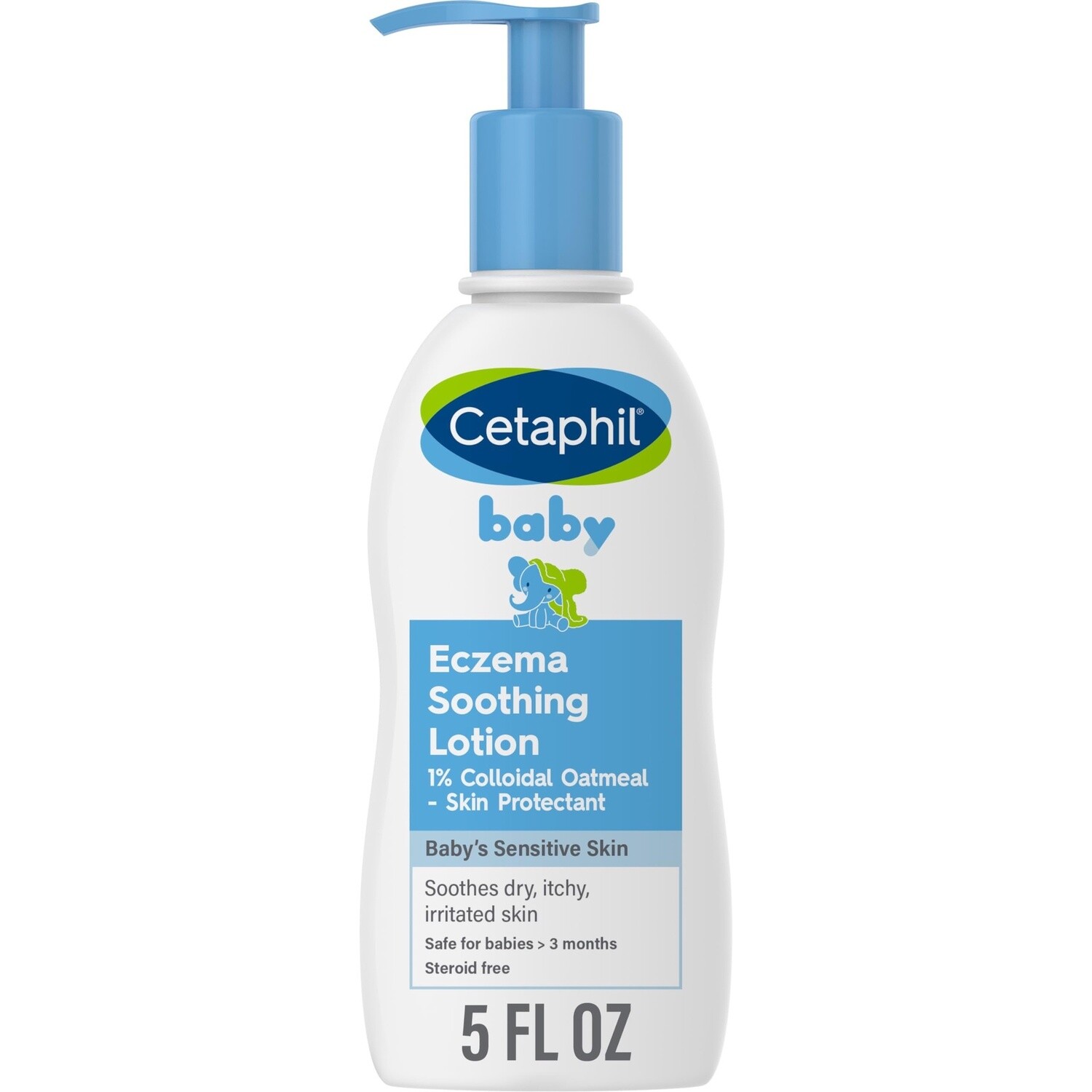 Cetaphil Baby Eczema Soothing Lotion with Colloidal Oatmeal, For Dry, Itchy and Irritated Skin, 5 Fl. Oz