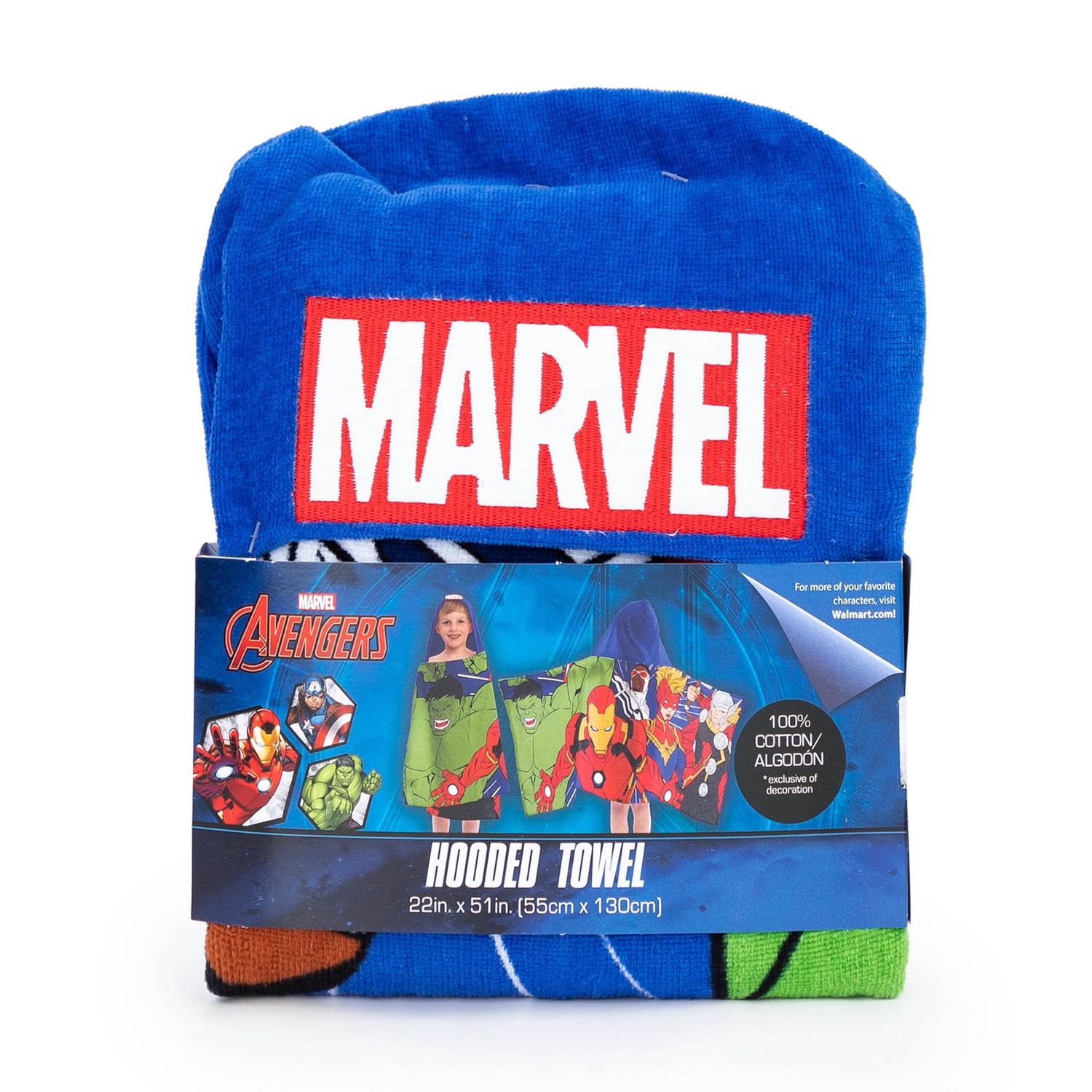Marvel Kids Cotton Hooded Towel