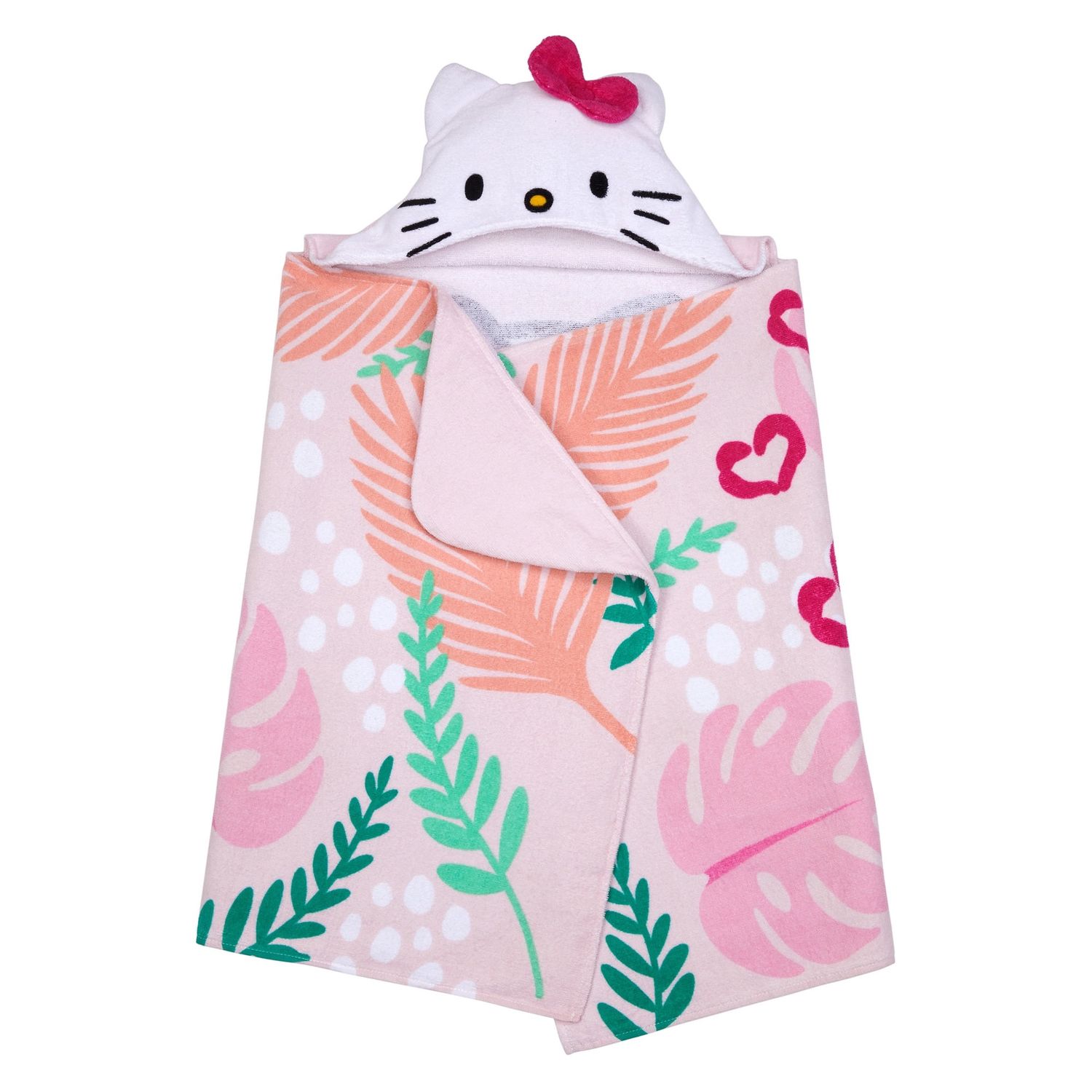 Hello Kitty Kids Cotton Hooded Towel