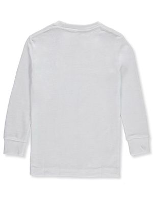 BOYS' L/S THERMAL CREW SWEATSHIRT - White