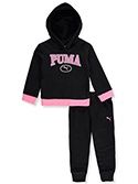 PUMA BABY GIRLS&#39; 2-PIECE LEGGINGS SET OUTFIT