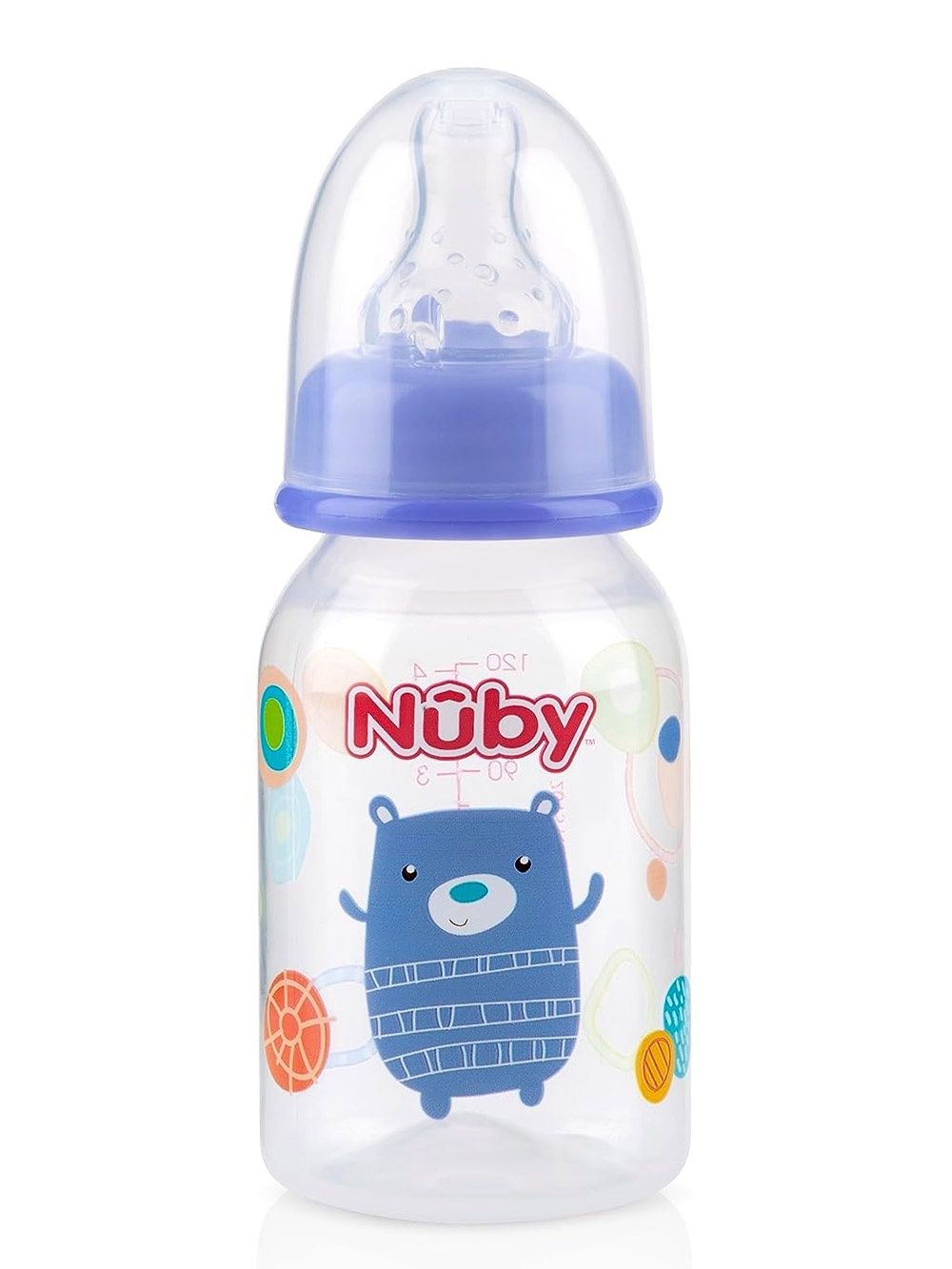 NUBY BABY BOYS' 4 OZ. BOTTLE