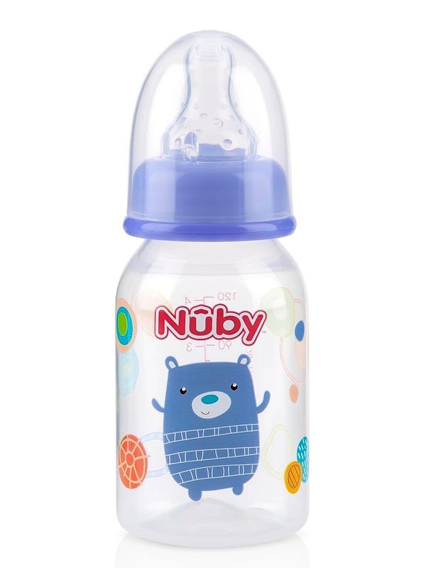 NUBY BABY BOYS&#39; 4 OZ. BOTTLE
