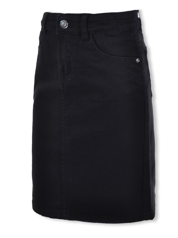 Cookie's Girls' Denim Midi Skirt - Black