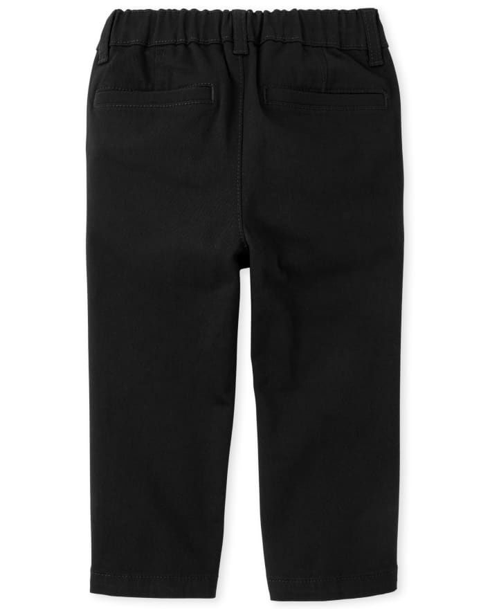 Baby And Toddler Boys Uniform Stretch Straight Chino Pants