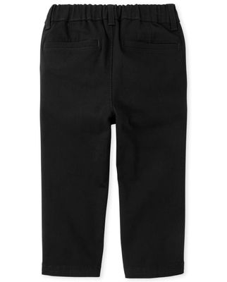 Baby And Toddler Boys Uniform Stretch Straight Chino Pants