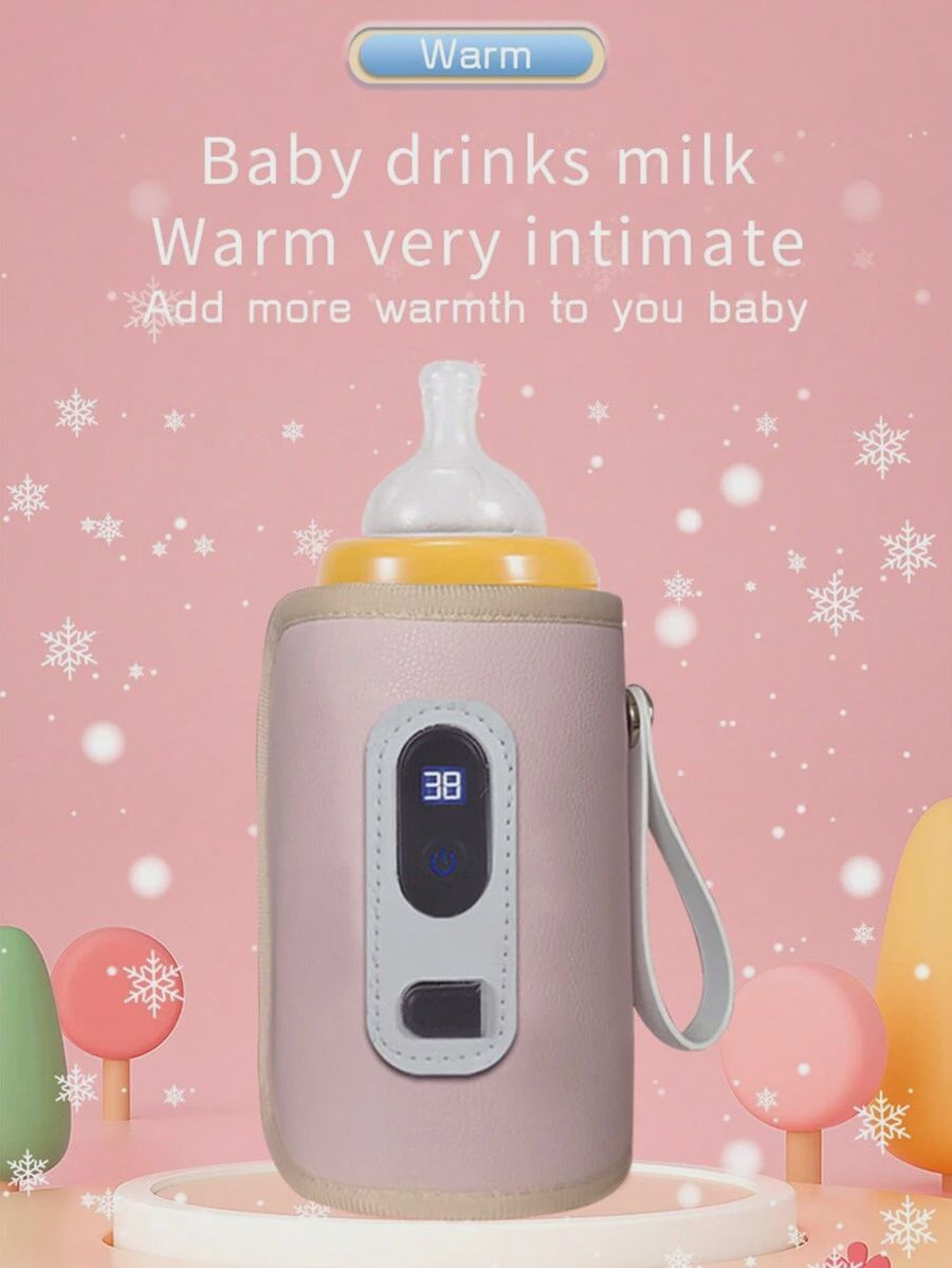 5-Level Temperature Adjustable Portable Baby Bottle Heating And Insulation Cover