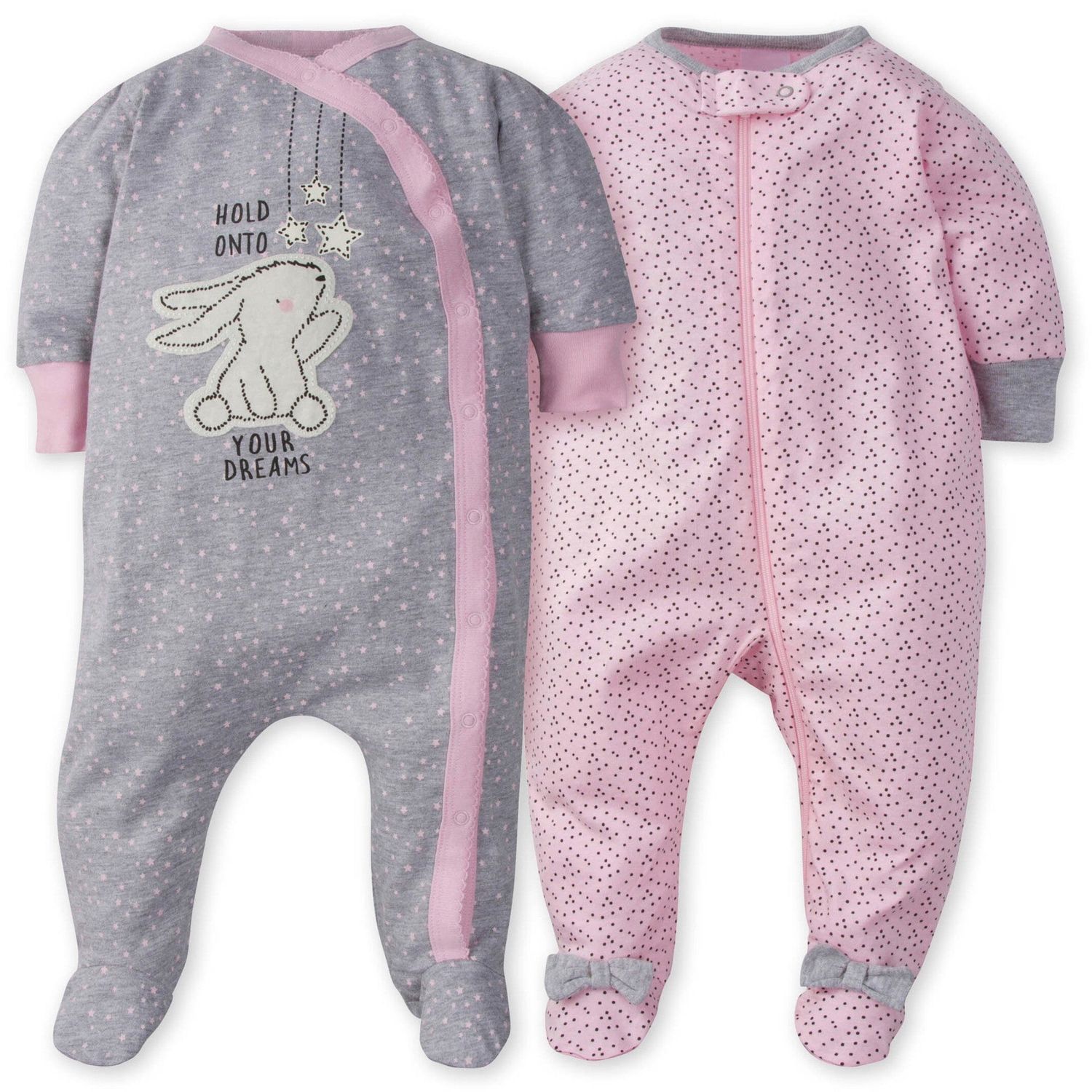 2-Pack Baby Girls Bunny Sleep &#39;N Plays