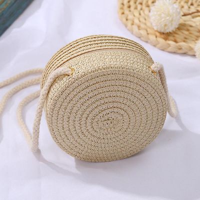 Children's bag Women's straw bag Little girl crossbody mini coin purse