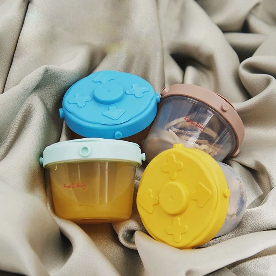 4pcs PP Baby Supplementary Food Box, Milk Powder Box, Sealed Supplementary Food Box