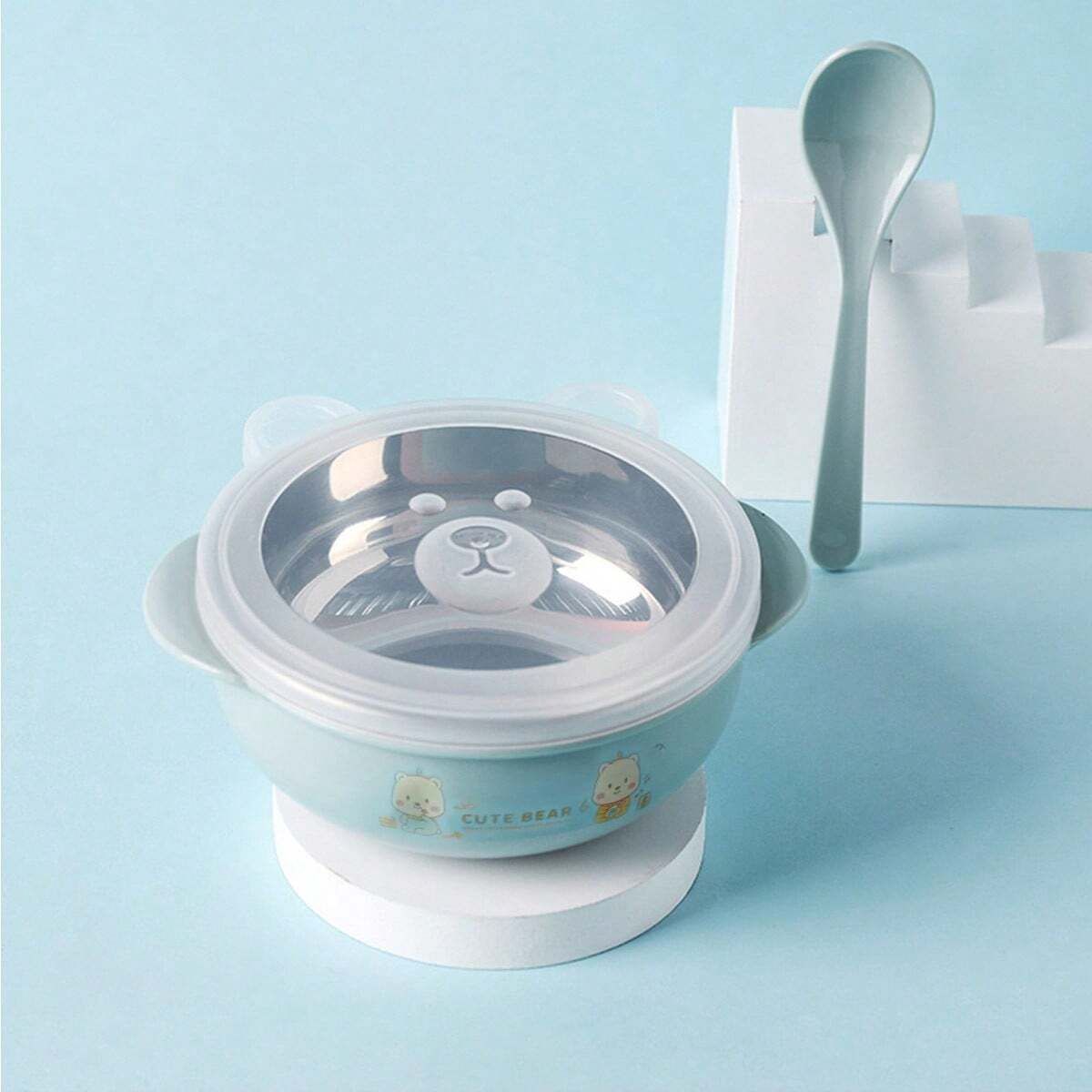 Stainless Steel Children Bear Bowl