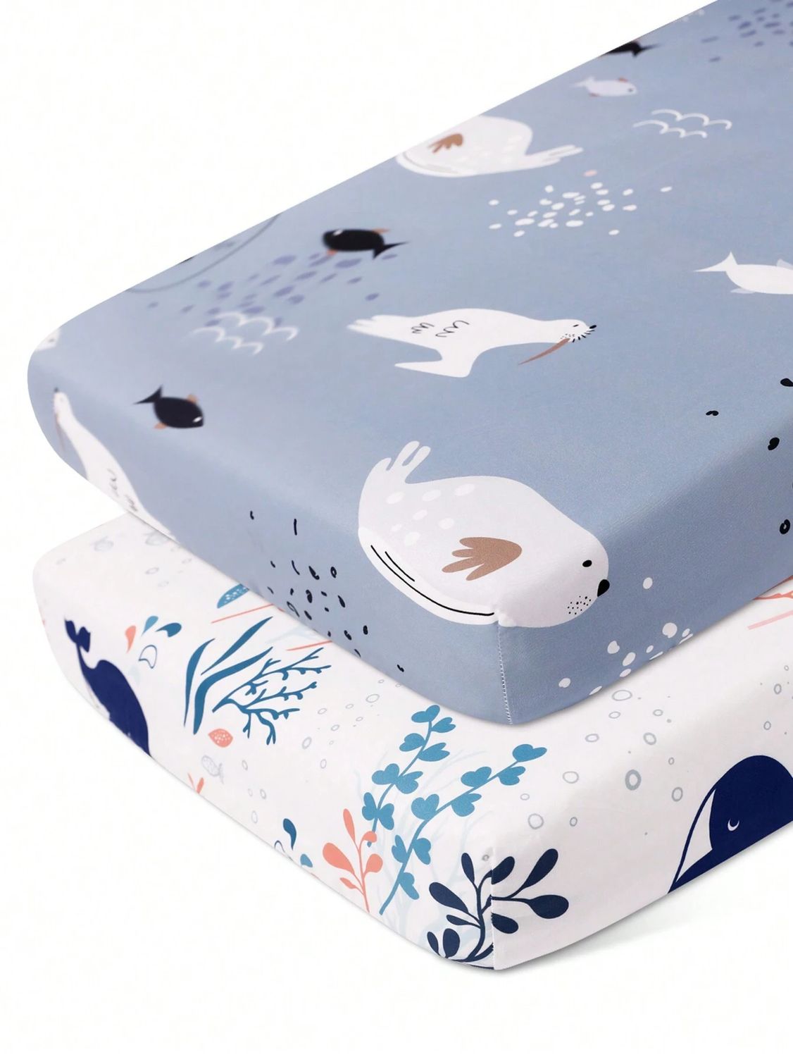 Baby Crib Sheets (2-Pack)