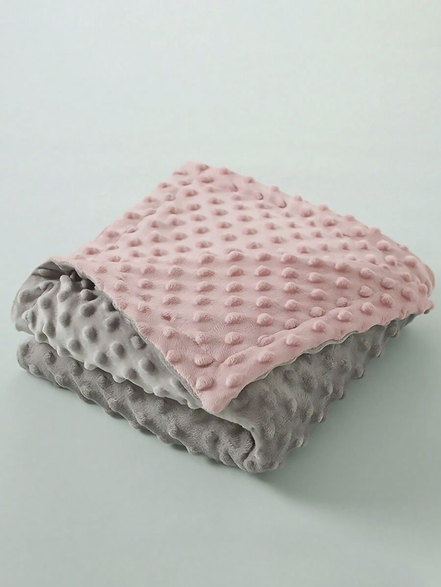 1pc Solid Colored Flannel Baby Swaddle Blanket