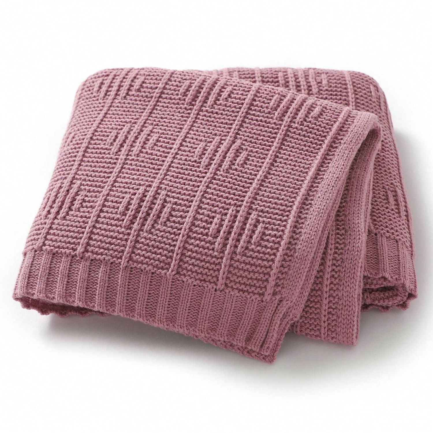 Comfortable Simple Knitted Baby Blanket