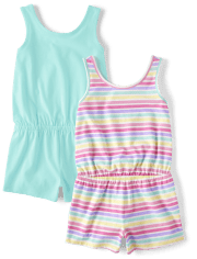 Girls Pastel Colour Romper