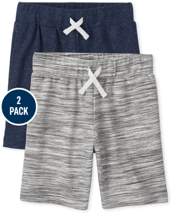 Boys French Terry Shorts 2-Pack - Multi Clr